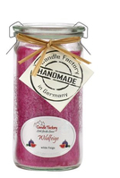 Candle Factory Mini Jumbo Wachskerze Rund Feigenbaum Pink