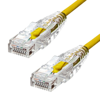 ProXtend S-6AUTP-04Y hálózati kábel Sárga 4 M Cat6a U/UTP (UTP)