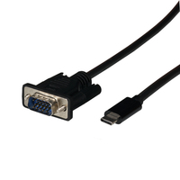EFB Elektronik EBUSBC-VGAK.2 Videokabel-Adapter 2 m USB Typ-C VGA (D-Sub) Schwarz