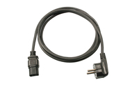 as-Schwabe 70871 kabel zasilające Czarny 2 m C13 panel Wtyczka zasilająca typu F