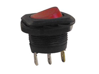 Velleman R1945C commutateur électrique Interrupteur à balancier Noir, Rouge