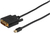 Microconnect MDPDVI2B Videokabel-Adapter 2 m Mini DisplayPort DVI-D Schwarz