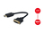 Equip 133443 video átalakító kábel 0,25 M DVI-I HDMI A-típus (Standard) Fekete