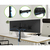 Techly ICA-LCD 482-D asztali TV konzol 68,6 cm (27") Fekete