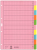 Leitz 43400000 lengüeta de índice Separador en blanco con pestaña Papel Multicolor