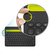 Logitech Bluetooth® Multi-Device Keyboard K480 billentyűzet QWERTY Nemzetközi amerikai Fekete, Lime