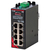 Red Lion SLX-8ES-1 Netzwerk-Switch Unmanaged Fast Ethernet (10/100) Schwarz, Rot