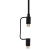 Mobilize MOB-21295 USB-kabel 1,5 m USB A Micro-USB B/Lightning Zwart