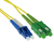 ACT RL8830 Glasvezel kabel 30 m 2x SC 2x LC OS2 Geel