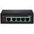Trendnet TI-PE50 hálózati kapcsoló Beállítást nem igénylő (unmanaged) Fast Ethernet (10/100) Ethernet-áramellátás (PoE) támogatása Fekete