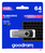 Goodram UTS3 unità flash USB 64 GB USB tipo A 3.2 Gen 1 (3.1 Gen 1) Nero