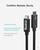 Plugable Technologies Thunderbolt 4 Cable 1M/3.2ft, 100W, Single 8K/Dual 4K Displays, 40Gbps Transfer