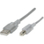 Renkforce RF-4538146 USB-kabel 5 m USB 2.0 USB A USB B Transparant