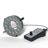 Artikelbild - LED-Ringlicht RL12-S40, 150 mm - 500 mm (optimal ca. 270 mm), rot (625 nm)