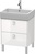 Duravit Waschtischunterbau BRIOSO Griffe chr 570x584x459mm we hgl BR443301022