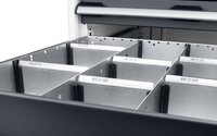 Produktbild - cubio Steckwand VE5, für Schubladen Höhe ab 150mm