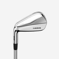 Golf Utility Iron Right Handed Steel Size 2 Medium Speed - Inesis 900 - 22°