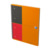 Oxford International A4+ Hardcover doppelspiralgebundenes Notebook, liniert 6 mm, 80 Blatt, orange, SCRIBZEE® kompatibel
