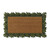 Relaxdays Fußmatte Blätter, 45 x 75 cm, Fußabtreter Gummi & Kokos, rutschfest, Türvorleger innen & außen, grün/natur