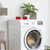 Relaxdays Waschball, 4er Set, Waschkugel für Waschmaschine, ökologisch, hautfreundlich, Waschen ohne Waschmittel, rot