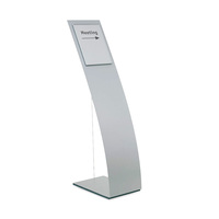 Infoaufsteller / Ausstellungsdisplay / Bodenständer „Unitex“ | 360 mm DIN A3 L-ajtótáblával