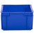 15L Euro Stacking Container - Solid Sides & Base - 400 x 300 x 170mm - Blue
