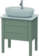 DURAVIT LU956509292 Waschtischunterbau LUV 743 x 688 x 450 mm steingrau seidenma