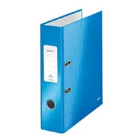 Leitz Ordner WOW 10050036 DIN A4 80mm Pappe blau metallic
