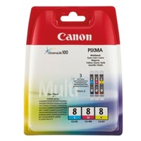 Canon Tintenpatrone CLI8 0621B029 c/m/y 3 St./Pack.