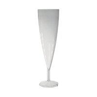 Plastic Champagne Glasses Clear (Pack of 10) C7025A
