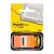 Post-it Index Flags Repositionable 25x43mm 12x50 Tabs Orange (Pack 600)
