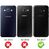 NALIA Carbon Case compatible with Samsung Galaxy A3 2017, Ultra-Thin Protective Silicone Back Cover with Shock-Proof Frame Bumper in Metal Look, Slim Smart-Phone Protector Backc...