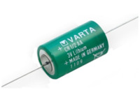 Lithium-Batterie, 3 V, 1/2R6, 1/2 AA, Rundzelle, Axial bedrahtet