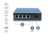 Ethernet Switch, unmanaged, 4 Ports, 100 Mbit/s, 12-48 VDC, DN-651130