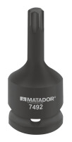 MATADOR Kraft-Schraubendrehereinsatz, Innen-TORX, 12,5(1/2): T 60