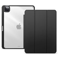 NEW YORK Mirror Pencil Case iPad Pro 11 2024. Black front/Transparent back. Corner protection Tablet-Hüllen