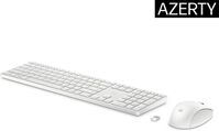 Wireless Keyboard and Mouse White Hungarian Toetsenborden (extern)