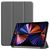 Cover for iPad Pro 12.9" 2021 For iPad Pro 12.9-inch 5th Gen (2021) Tri-fold Caster Hard Shell Cover with Auto Wake Function - Gray Tablet-Hüllen