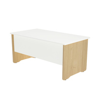 MESA DE OFICINA SERIE WORK 140X80 ROBLE / BLANCO