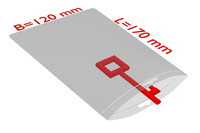 PE-Druckverschlussbeutel 120x170mm, 50µ, transparent, Eurolochung