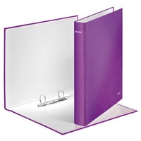 Ringbuch WOW, A4+, PP, 2 Ringe, 25 mm, violett LEITZ 4241-00-62