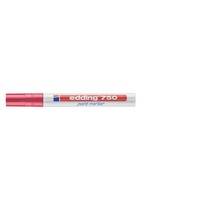 Lackmarker 750, 2-4mm, Rundspitze, rot EDDING 4-750002