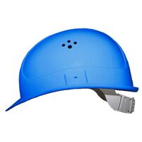 Safety helmet with 4 point chinstrap