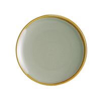 Olympia Kiln Moss Round Coupe Porcelain Plates Dishwasher Safe 178mm 6 Pack