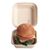 Nisbets Eco Fibre Burger Boxes - Natural Wheat Straw Compostable - Pack of 500