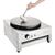 Buffalo Crepe Maker in Silver - Non Stick Iron Plate with Rubber Feet
