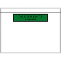 Bo�te de 1000 pochettes document ci-inclus recycl�es format C6 16,2 x 12 cm transparent
