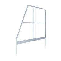 Extra side handrail for universal work platforms - 4 tread