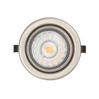 LED Möbeleinbauleuchte N 5022 CSP LED Linse, 4W 3000K 350lm 38°, 350mA, dimmbar, Nickel gebürstet