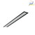 LED Einbauprofil BIRO40, 230V AC, 227.8 x 5.9, UGR<25, satiniert, CRi >90, On/Off, 62.7W 4000K, Schwarz